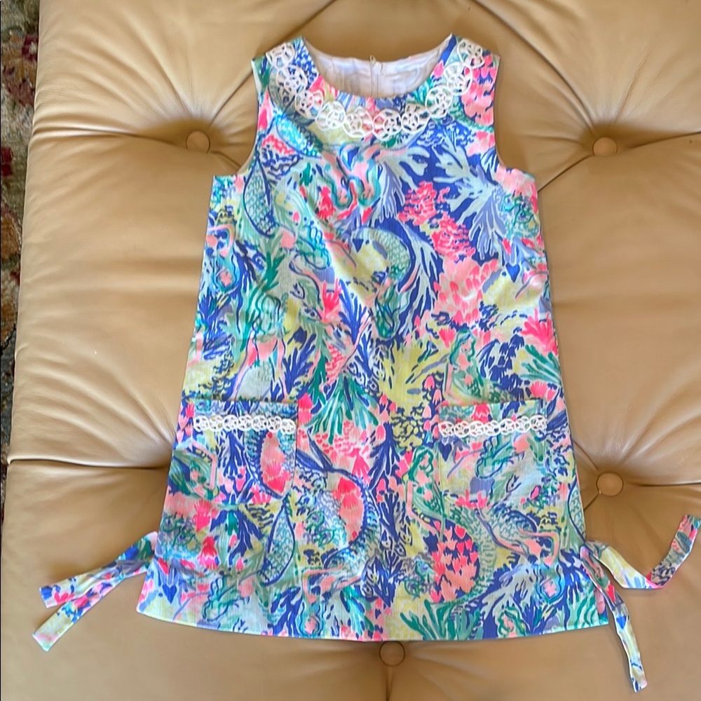 Lilly Pulitzer shift dress with Lace Details